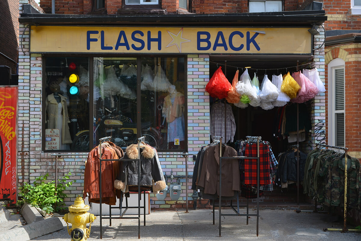 a second hand clothing store in Kensington