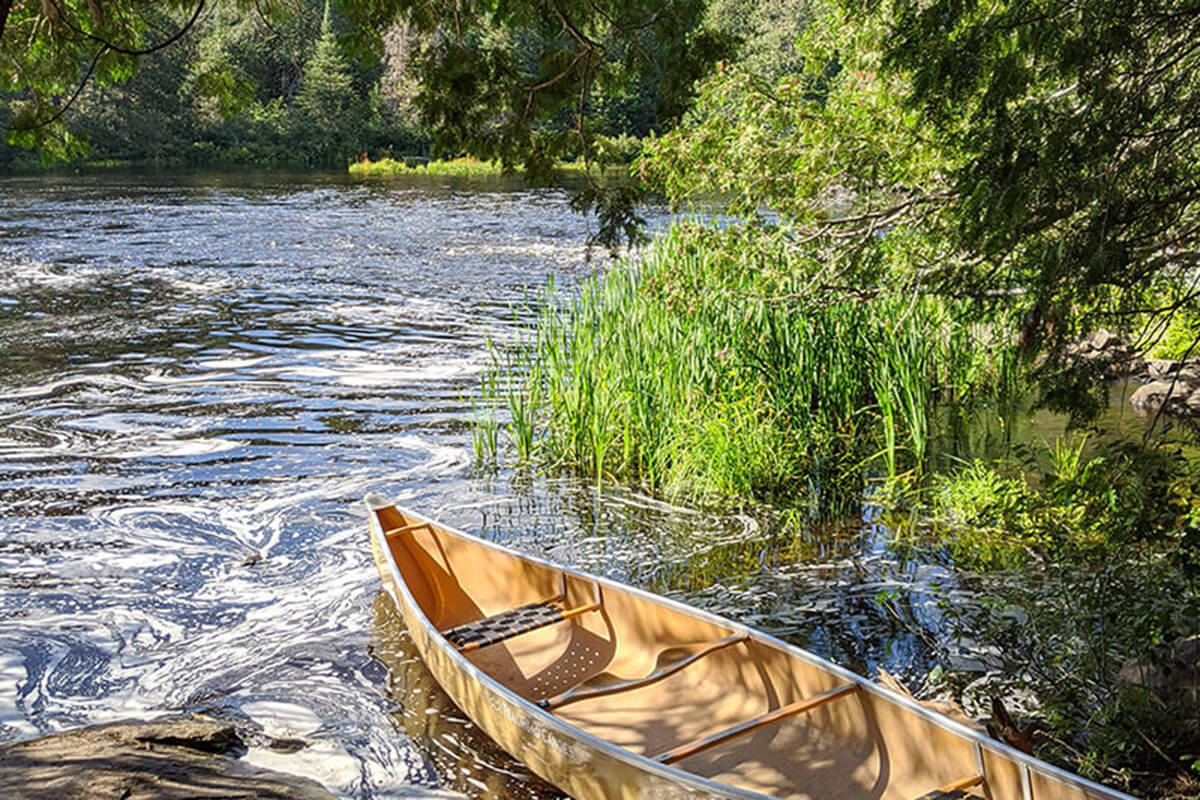 Canoe in Muskoka