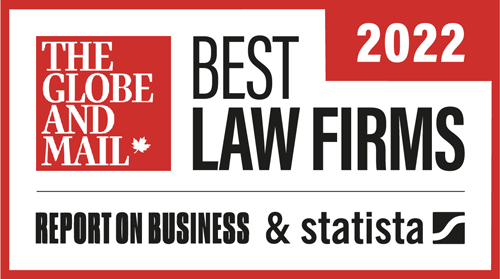 The Globe and Mail Best Law Firms logo