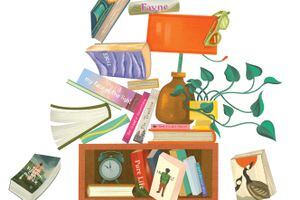 Illustration of books