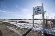 Property at 12045 McCowan Rd. in Stouffville, Ont. is photographed on Jan 16, 2023. Fred Lum/The Globe and Mail. The land is one of several that was bought shortly before an announcement of housing being built on the Greenbelt. Provincial opposition leaders are asking for a probe.