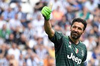 (FILES) In this file photo taken on May 19, 2018 then Juventus' goalkeeper Gianluigi Buffon greets fans during the Italian Serie A football match Juventus versus Verona at the Allianz Stadium in Turin. - Ex-Italy goalkeeper Gianluigi Buffon has returned to Juventus on a one-year contract after a season spent at Paris Saint-Germain. (Photo by MARCO BERTORELLO / AFP)MARCO BERTORELLO/AFP/Getty Images