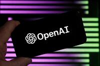 The logo for OpenAI, the maker of ChatGPT, appears on a mobile phone, in New York, Tuesday, Jan. 31, 2023. OpenAI is launching a new tool in an effort to curb its reputation as a freewheeling cheating machine with a new tool Tuesday that can help teachers detect if a student or artificial intelligence wrote that homework. (AP Photo/Richard Drew)