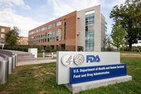 FILE - The U.S. Food and Drug Administration campus in Silver Spring, Md., is photographed on Oct. 14, 2015. A drug company is seeking U.S. approval for the first-ever birth control pill that women could buy without a prescription. The request from a French drugmaker sets up a high-stakes decision for the FDA amid the political fallout from the Supreme Court's recent decision overturning Roe v. Wade. (AP Photo/Andrew Harnik, File)