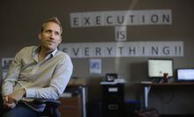 Adam Belsher CEO of startup Magnet Forensics, which specializes in data recovery software in Waterloo, On Thursday September 26, 2013. (Fred Lum/ The Globe and Mail)