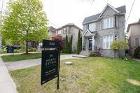 Two houses sold in Leaside neighbourhood, Toronto, on May 16, 2023 
(Ammar Bowaihl/The Globe and Mail)