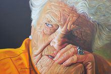 Shahid Rassam's painting of Hazel McCallion was unveiled in 2012, during her 12th and final term as mayor of Mississauga.