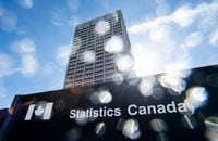 Statistics Canada's offices at Tunny's Pasture in Ottawa are shown on March 8, 2019. Statistics Canada says the country's merchandise trade deficit narrowed to $978 million in September compared with a revised deficit of $1.2 billion in August. Economists on average had expected a deficit of $700 million, according to financial markets data firm Refinitiv. THE CANADIAN PRESS/Justin Tang