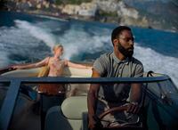 This image released by Warner Bros. Entertainment shows Elizabeth Debicki, left, and John David Washington in a scene from "Tenet."  The film, which had hoped to herald Hollywoods return to big theatrical releases, has yet again postponed its release due to the ongoing coronavirus pandemic. Warner Bros. said Monday that Tenet will not make its August 12 release date. And unlike previous delays, the studio this time didnt announce a new target for the release of Nolans much-anticipated $200 million thriller.  (Melinda Sue Gordon/Warner Bros. Entertainment via AP)