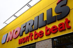 A No Frills store is shown in Toronto on Friday, Nov. 17, 2023. Unifor announced a strike deadline on Thursday, calling for higher wages and better working conditions for No Frills employees at 17 stores in Ontario. THE CANADIAN PRESS/Joe O'Connal
