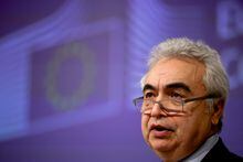 FILE PHOTO: Fatih Birol, Executive Director of the International Energy Agency, attends a news conference in Brussels, Belgium, December 12, 2022. REUTERS/Johanna Geron//File Photo