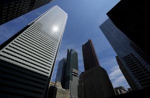 The Bay Street Financial District is shown in Toronto on Friday, Aug. 5, 2022