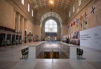 The Great Hall at Union Station in downtown Toronto, is photographed on April 21 2020. 