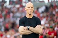 Toronto FC’s Head Coach Bob Bradley is pictured before  MLS action against Charlotte FC in Toronto on July 23, 2022. Toronto FC and CF Montreal meet Sunday at BMO Field with second-place Montreal 15 points and eight places ahead of Toronto in the Eastern Conference. THE CANADIAN PRESS/Chris Young