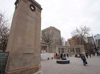 The Roddick Gates (also, Roddick Memorial Gates) are monumental gates that serve as the main entrance to the McGill University campus are seen on November 14, 2017 in Montreal. THE CANADIAN PRESS/Ryan Remiorz