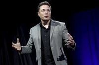 Tesla Motors CEO Elon Musk speaks at an event in Hawthorne, California April 30, 2015.