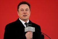 Tesla CEO Elon Musk attends the Tesla Shanghai Gigafactory groundbreaking ceremony in Shanghai in January of 2019.