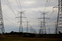 Hydro One electricity transmission lines are seen south of Chesley, Ont., on Sunday, Sept. 29, 2019. The federal government's own emissions reduction plan released last week says Canada will need to invest in "nation-building" interprovincial transmission lines if it is to have a shot at meeting its climate target of cutting emissions by 40 per cent below 2005 levels by 2030, and net-zero emissions by 2050. THE CANADIAN PRESS/Colin Perkel