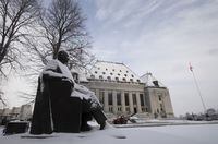 The Supreme Court of Canada is seen, Thursday January 16, 2020 in Ottawa. The Supreme Court of Canada will not look at whether the suspension of a Muslim charity should have been put on hold while an administrative challenge of the penalty played out. THE CANADIAN PRESS/Adrian Wyld