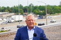 Conservative leader Doug Ford makes a campaign stop in Ottawa on Monday, May 30, 2022. THE CANADIAN PRESS/Sean Kilpatrick