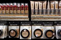 Revlon products are seen for sale in a store in Manhattan on June 29.