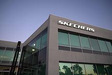 A Skechers USA, Inc. corporate office building is pictured in Manhattan Beach, California on October 26, 2022. - US rapper Kanye West, recently shunned by several business partners, was escorted out of a Skechers office October 26, 2022 where he came "uninvited," the sneaker brand said in a statement. (Photo by Patrick T. FALLON / AFP) (Photo by PATRICK T. FALLON/AFP via Getty Images)