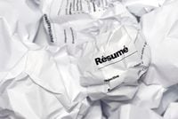  File #: 6253158  Exclusive iStockphoto Photographer Rejected Job Resume Crumpled Up and Thrown in the GarbageA Résumé crumpled up lin the garbage. Credit:  Paul Velgos / iStockphoto(Royalty-Free)Keywords:  	 Resume, Recruitment, Job Search, Unemployment, Problems, Garbage, Paper, Crumpled, Employment Issues
