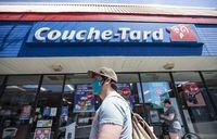 A person walks past a Couche-Tard in Montreal, Quebec, May 21, 2020.   (Christinne Muschi /The Globe and Mail)