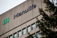 Signage is seen on Manulife Financial Corp.'s office in Toronto on Feb. 11, 2020. Manulife Financial Corp. says it had a net income of $1.4 billion attributed to shareholders in the first quarter in its first results under new accounting standards. THE CANADIAN PRESS/Cole Burston