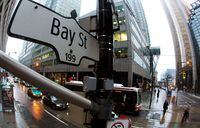 FILE PHOTO: A Bay Street sign, the main street in the financial district is seen in Toronto, January 28, 2013. REUTERS/Mark Blinch/File Photo