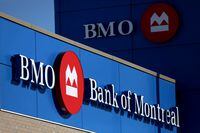 FILE PHOTO: A Bank of Montreal (BMO) logo is seen outside of a branch in Ottawa, Ontario, Canada, February 14, 2019. REUTERS/Chris Wattie/File Photo
