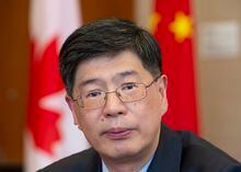 Ambassador of the People's Republic of China to Canada Cong Peiwu participates in a roundtable interview with journalists at the Embassy of China in Ottawa, on Friday, Nov. 22, 2019. THE CANADIAN PRESS/Justin Tang