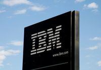 FILE PHOTO: The sign at the IBM facility near Boulder, Colorado September 8, 2009. International Business Machines Corp. repeated that it expects to earn "at least" $9.70 a share this year.  REUTERS/Rick Wilking