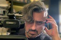 Self-portrait of Shahin Parhami, Iranian-Canadian experimental filmmaker