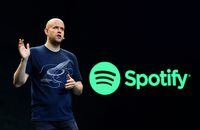 Daniel Ek, CEO of Spotify, speaks to reporters at a news conference on May 20, 2015 in New York. Streaming leader Spotify on Wednesday announced an entry into video and original content, hoping to expand its reach beyond music. Spotify, by far the largest company in the booming streaming industry, said it was updating its platform to support videos and would offer news and other non-music content provided by major media companies. AFP PHOTO/DON EMMERTDON EMMERT/AFP/Getty Images