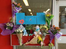 A memorial for 16-year-old Gabriel Magalhaes is shown at the Keele Street subway station in Toronto, Monday, March 27, 2023. Several years before he allegedly stabbed the 16-year-old stranger to death on a Toronto subway platform, Jordan O’Brien-Tobin already had a multitude of interactions with the justice system. THE CANADIAN PRESS/Sharif Hassan