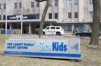 The Hospital for Sick Children in Toronto is shown on Thursday, April 5, 2018. Some phone lines and internal clinical systems have been impacted by a "cybersecurity incident" at Toronto's Hospital for Sick Children, but the hospital said there is no indication personal health information has been compromised. THE CANADIAN PRESS/Doug Ives