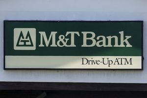 FILE PHOTO: M&T Bank logo is pictured on a building in Syracuse, New York April 15, 2016 REUTERS/Carlo Allegri/File Photo