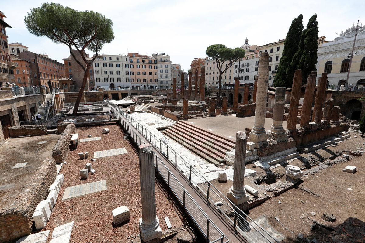 Roma inaugurará la antigua plaza donde mataron a Julio César