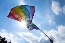 Halifax RCMP say three youths were motivated by hate when they burned a Pride flag outside their school in late April. A rainbow flag is shown during the annual pride march in Berlin, Germany, Saturday, July 23, 2022. THE CANADIAN PRESS/AP- Markus Schreiber
