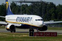 FILE PHOTO: Ryanair aircraft Boeing 737-8AS lands at Riga International Airport, Latvia July 21, 2022. REUTERS/Ints Kalnins