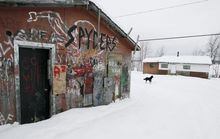 An abandoned house is shown on the Pikangikum First Nation on Friday, January 5, 2007.&nbsp; THE CANADIAN PRESS/John Woods