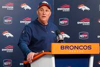 FILE - In this Dec. 29, 2019, file photo, Denver Broncos head coach Vic Fangio speaks after an NFL football game against the Oakland Raiders in Denver. Denver Broncos coach Vic Fangio is apologizing for suggesting discrimination and racism arent problems in the NFL. After reflecting on my comments yesterday and listening to the players this morning, I realize what I said regarding racism and discrimination in the NFL was wrong, Fangio said in an apology posted on the teams Twitter account Wednesday, June 3, 2020. (AP Photo/Jack Dempsey, Fle)