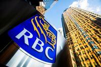 A Royal Bank of Canada (RBC) logo is seen on Bay Street in the heart of the financial district in Toronto, January 22, 2015. REUTERS/Mark Blinch