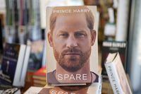 Copies of the new book by Prince Harry called "Spare" are displayed at Sherman's book store in Freeport, Maine, Tuesday, Jan. 10, 2023. Prince Harry's memoir provides a varied portrait of the Duke of Sussex and the royal family. (AP Photo/Robert F. Bukaty)