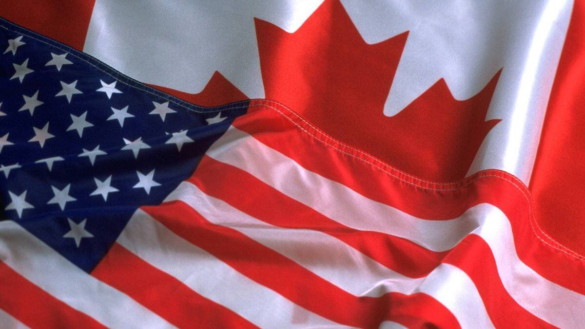 Страна больше сша но меньше канады. США И Канада. Флаг США И Канады. Экономика США И Канады. Канадцы в США.