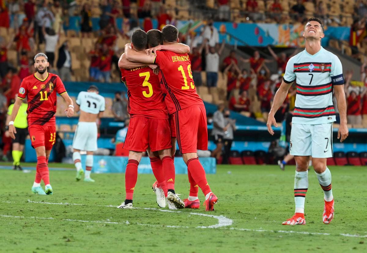 Il Belgio batte 1-0 il Portogallo e affronta l’Italia nei quarti di finale