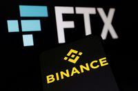 Binance and FTX logos are seen in this illustration taken, November 8, 2022. REUTERS/Dado Ruvic/Illustration