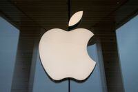 FILE PHOTO: The Apple logo is seen at an Apple Store in Brooklyn, New York, U.S. October 23, 2020.  REUTERS/Brendan McDermid