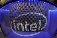 FILE PHOTO: Computer chip maker Intel's logo is shown on a gaming computer display during the opening day of E3, the annual video games expo revealing the latest in gaming software and hardware in Los Angeles, California, U.S., June 11, 2019.  REUTERS/Mike Blake//File Photo